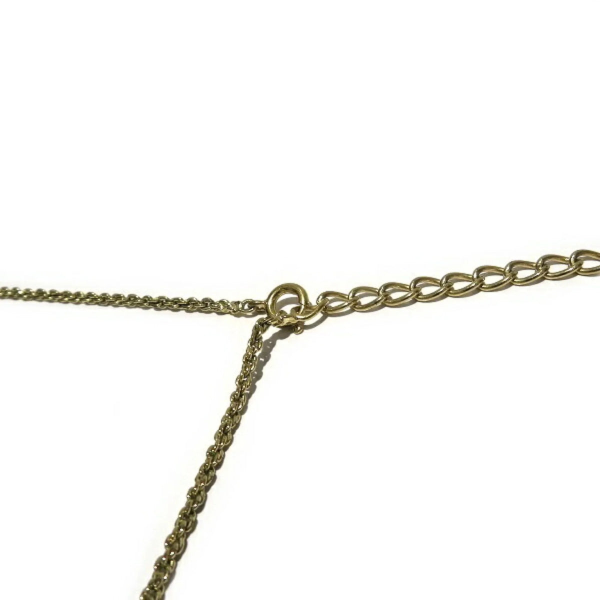 for Women Gold Accessory Christian Motif Necklace Pre-Owned (Good) Heart Dior