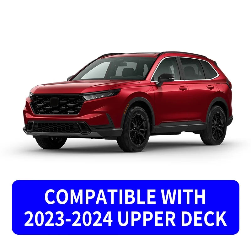 with Accessories 2024 CRV Liner Mat Trunk Honda Seat 2023 Trunk Cover Compatible Deck, CR-V Cargo Mat+Backrest Hybrid Mat (Fit Back Mats) Honda Cargo Upper Protector