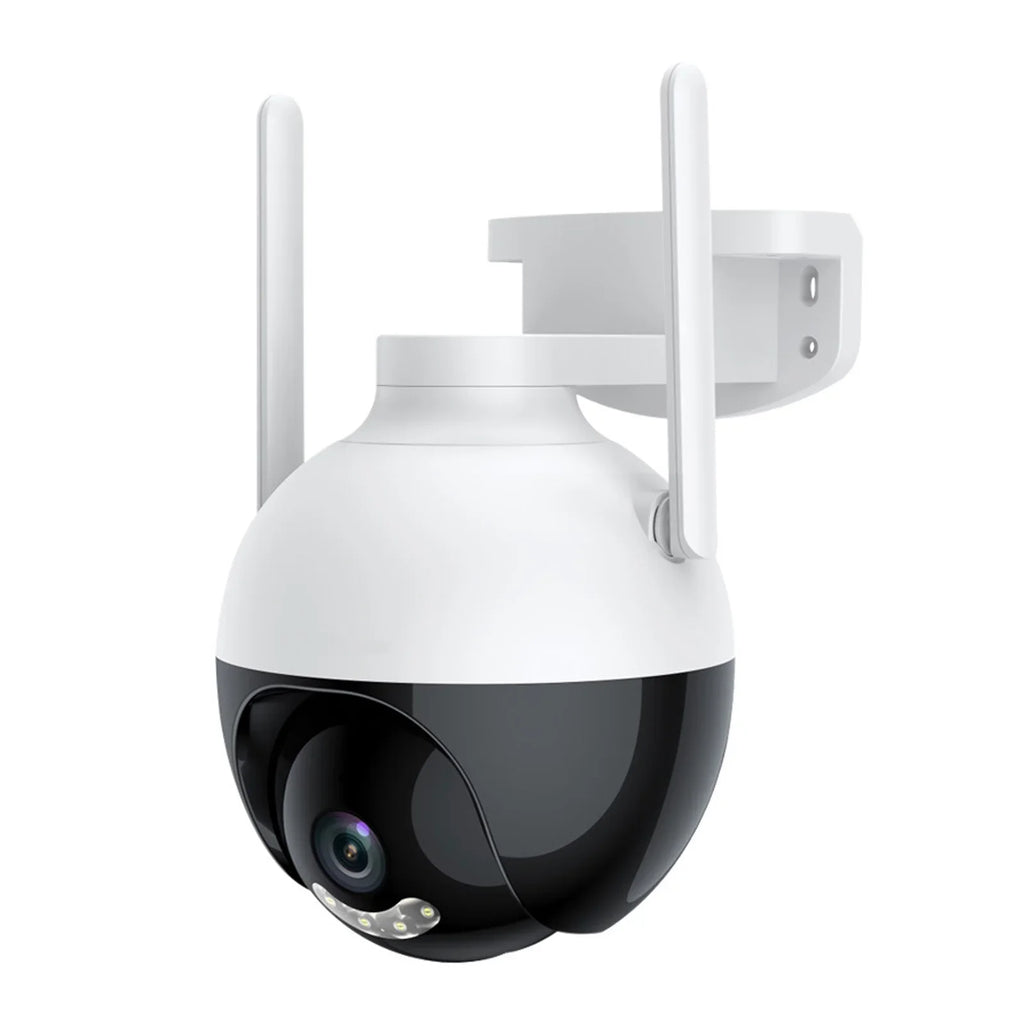 System Wireless Audio Detection Access Vision Lixada Remote Camera WiFi Home PTZ Color 2-Way Waterproof IP66 4MP View IP Night 360° Motion