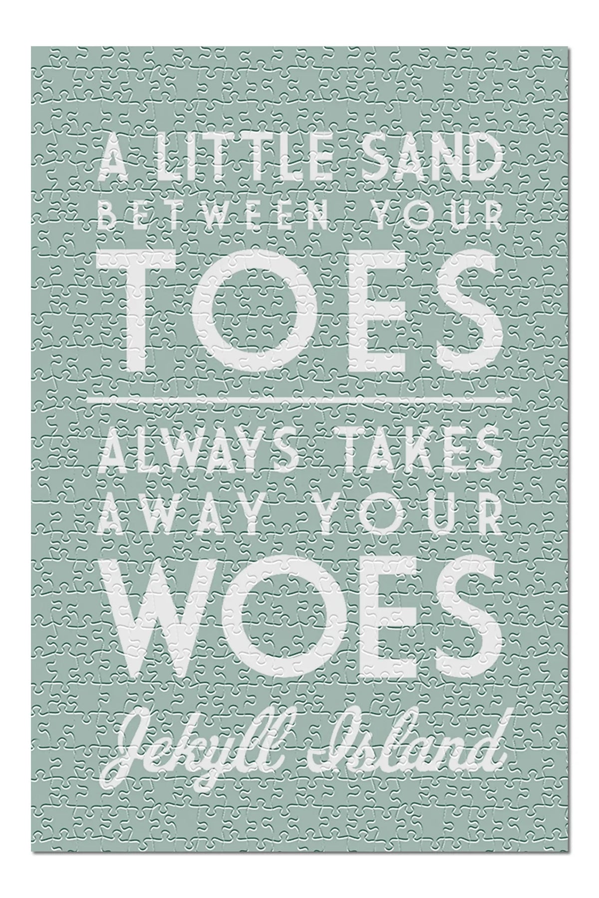 Georgia, Adults Jigsaw Puzzle (19x27 Made Simply Jekyll A Family, Your Little Sand Piece and Island, 500 USA) Between inches, for in Premium Said Toes,