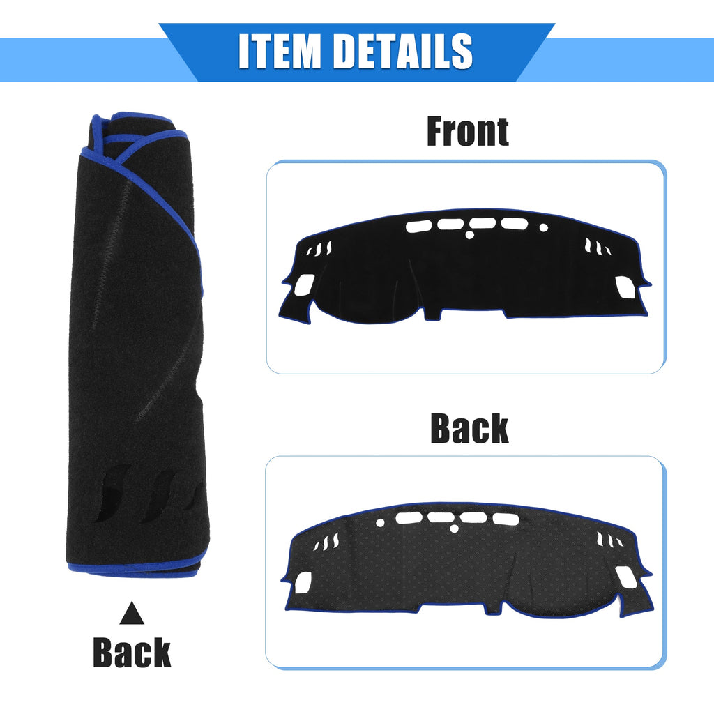 Console Dashboard Polyester Cover Nissan Kicks Unique Blue for Protective Car Center Compatible 2017-2020 Bargains