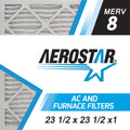 Made in USA 23 1, of Air 1/2 8, 1/2x23 the Aerostar x x Pleated MERV Box 6, Filter, 1/2x1 1/2 23 23