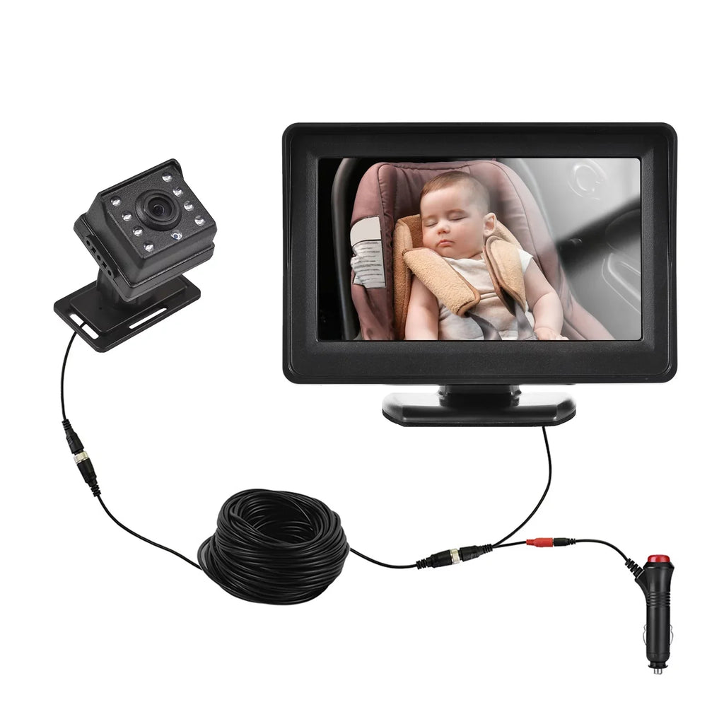 Baby Car Resolution, Camera and Installation Anself Night Easy with 150° Invigilator Rear-Facing Seat Wide 720P Vision - View,