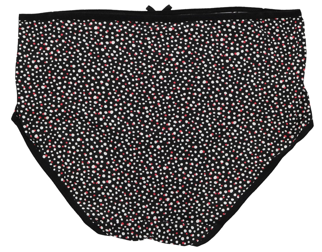 High Delta Florals) Sexy Women's Intimates Plus Rise Brief Pink Black Size Panties Classic Burke (5Pr) Hot (X-Large,