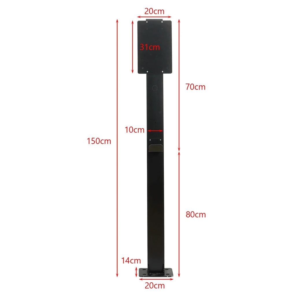 Mounted Charger EV Pedestal Charging EV For Charging Station Stand Tesla Station