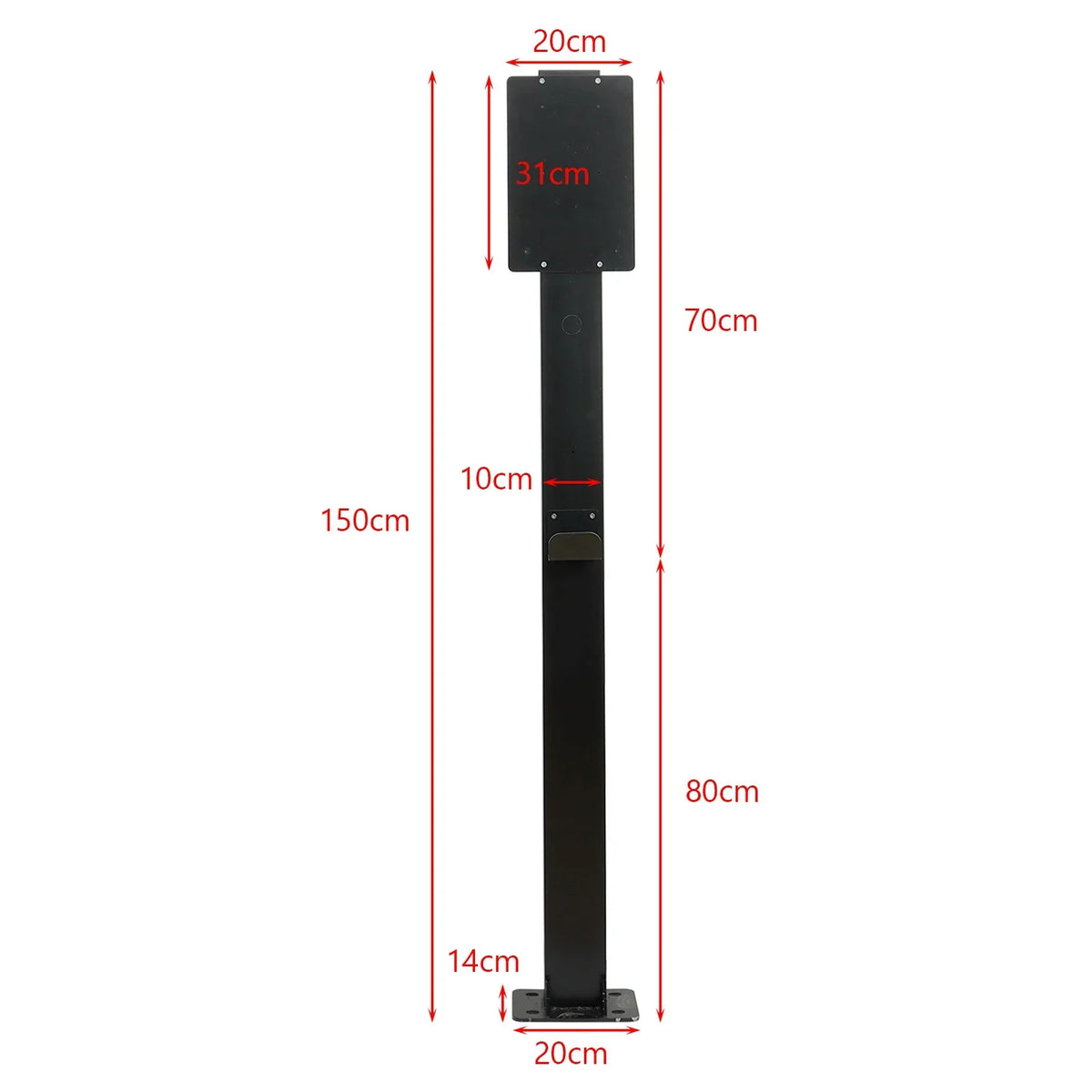 Mounted Charger EV Pedestal Charging EV For Charging Station Stand Tesla Station