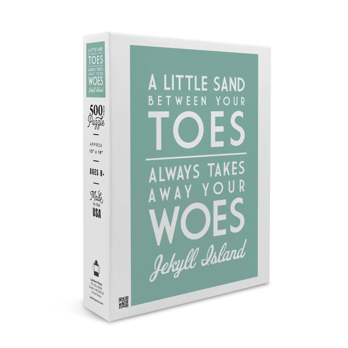 Georgia, Adults Jigsaw Puzzle (19x27 Made Simply Jekyll A Family, Your Little Sand Piece and Island, 500 USA) Between inches, for in Premium Said Toes,