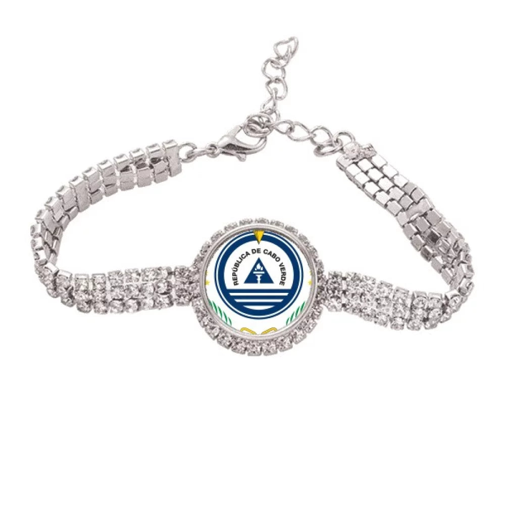Bracelet Emblem Cape National Anklet Verde Country Jewelry Chain Diamond Tennis