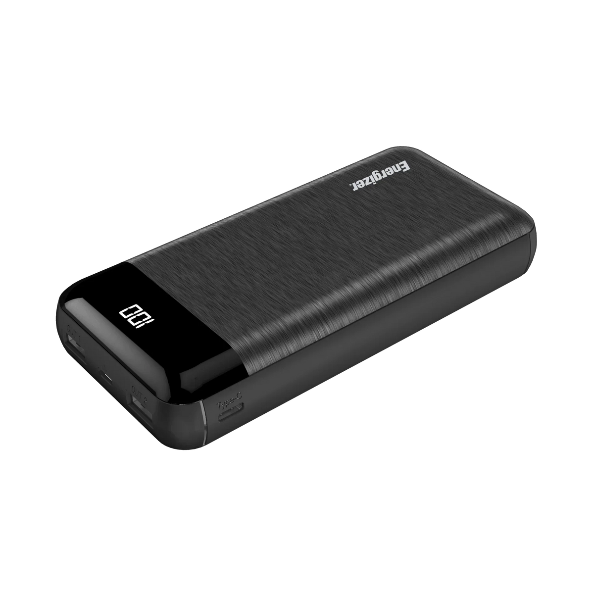 Black, Energizer UE20058 20,000 Power Bank, mAh Max