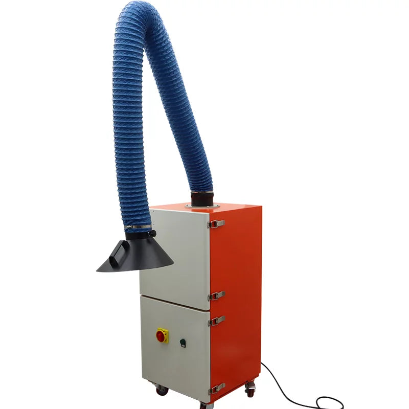 Mobile Single Purifier Extractor Welding 220V Smoke Fume Arm EQCOTWEA Welding