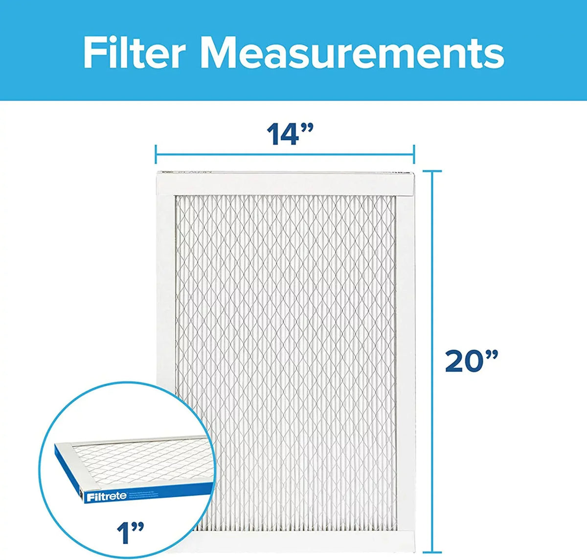 13.81 Ultimate Filtrete AC Allergen, (exact Air 19.81 dimensions 6-Pack 14x20x1, Furnace Filter, MPR 0.78) x Living 1900, Healthy x