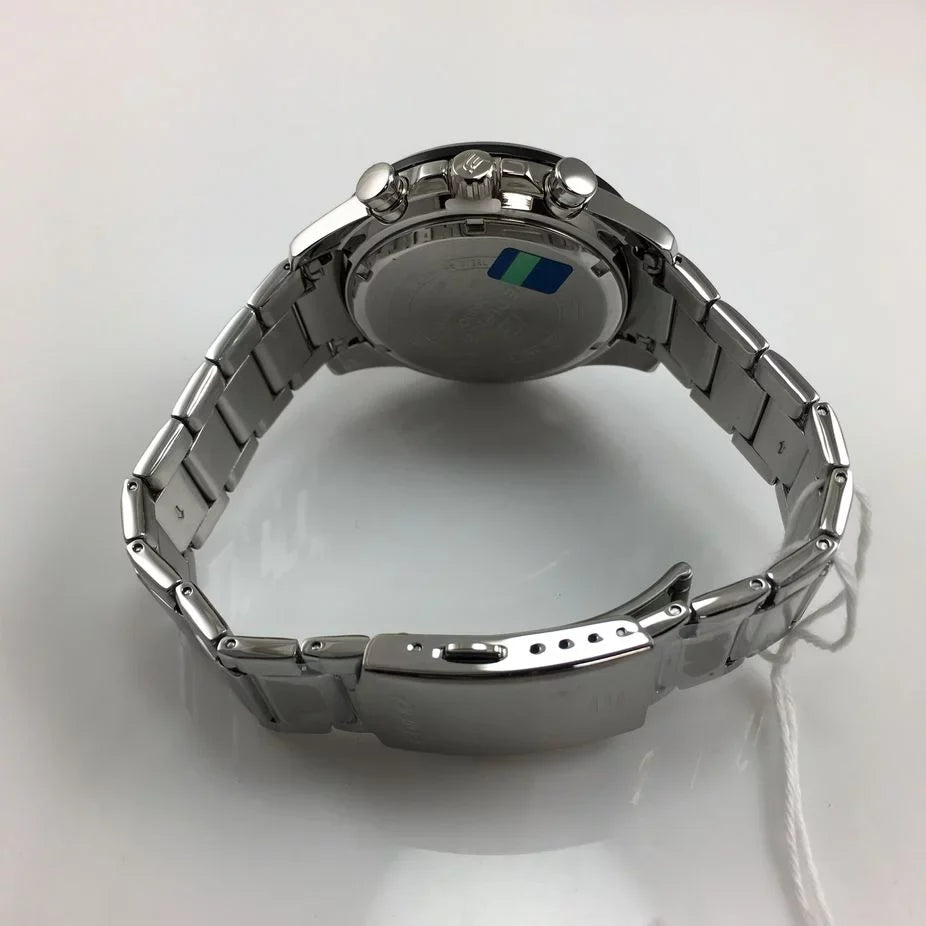 Steel Casio Men's Stainless Chronograph Solar-Powered Watch EQS-900DB-1AVCR Edifice