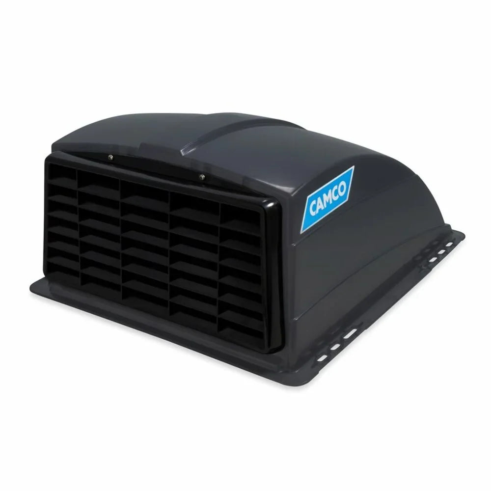 | Stabilized Vent Resin Camco | Camper/RV UV (40453) Roof Smoke an High Easy with Heavy-Duty and Aerodynamic Design, Cover Flow Grey Features Ventilation Installation Construction,