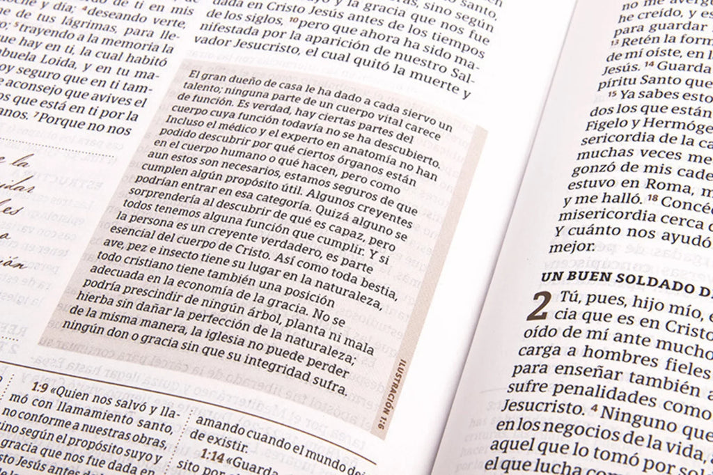 negro/marrón piel (Hardcover) RVR símil de Spurgeon, Biblia estudio 1960