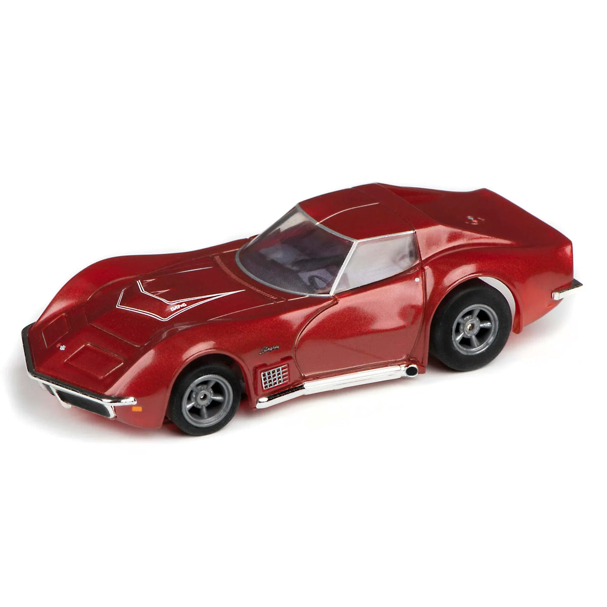 AFX22038 Racing Metallic Corvette HO 1970 Cars AFX/Racemasters Red Slot LT1