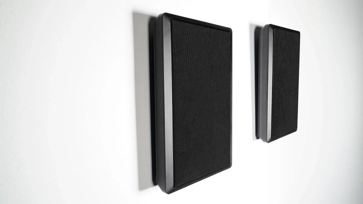 Pendant+8 4 Black White Restaurant/Bar/Cafe Amp+4 JBL Slim Speakers 6-Zone Wall