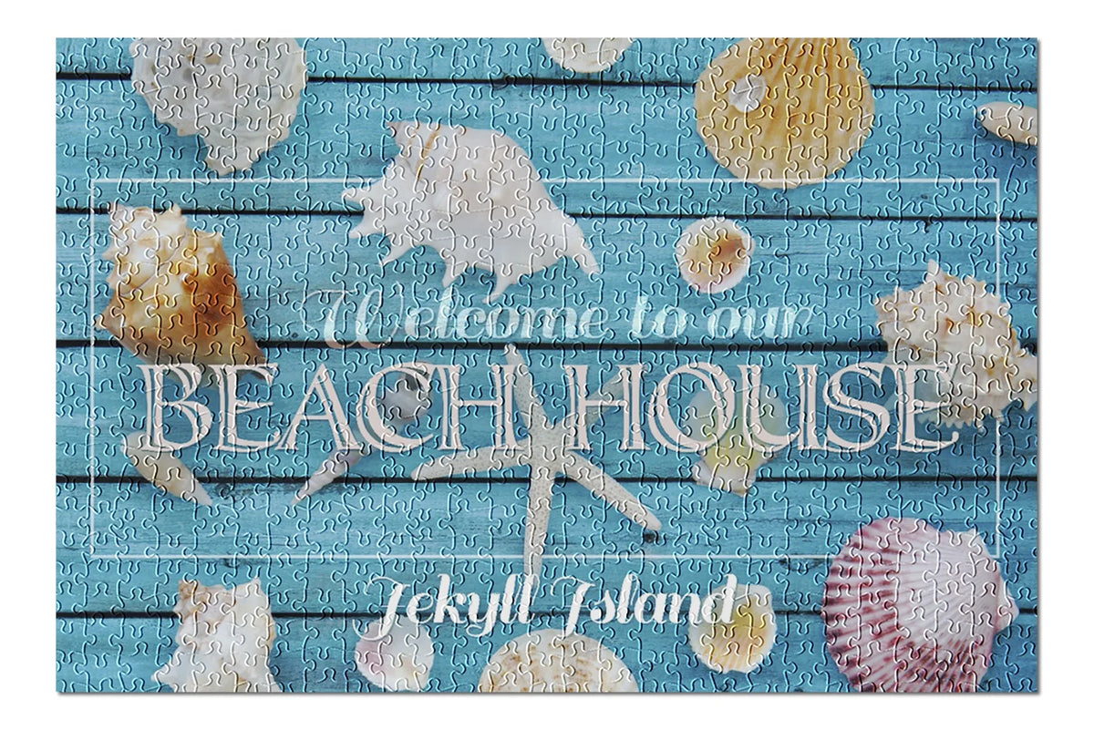 Georgia, Jekyll Premium for Welcome Puzzle Adults Island, Beach Jigsaw inches, Family, USA) Our 500 and House (19x27 Piece Made in to