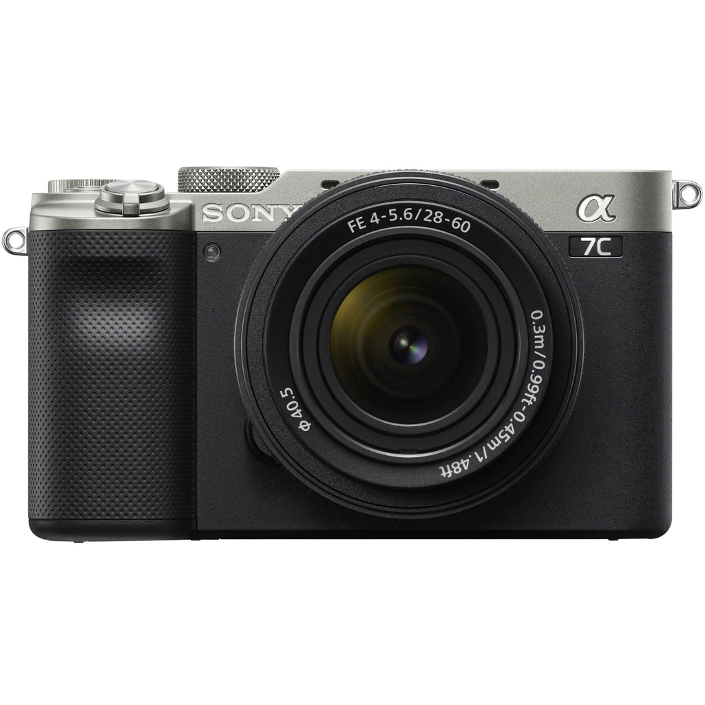 Accessories Body 2x with Wireless Battery + F4-5.6 Deco Vlogger + 28-60mm Bag + Gear Shooting Grip Remote a7C w. Full Bundle Kit GP-VPT2BT Camera ILCE7CL/S & ACCVC1: Frame Mirrorless Sony Silver Lens