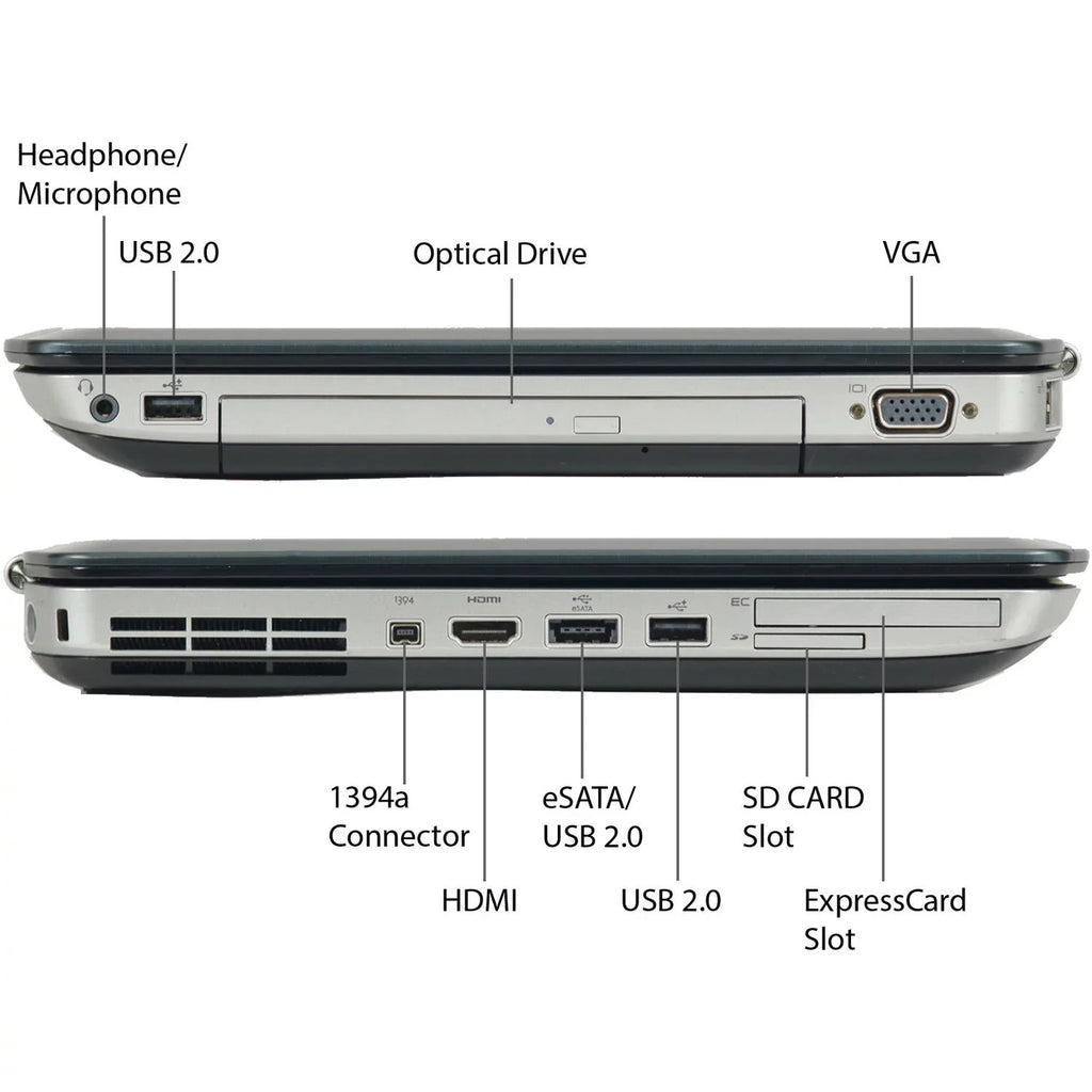 Latitude Restored with 6GB PC 500GB 10 Laptop Home Dell E5420 (Refurbished) Black i5 Memory, Windows Intel Processor, and Core Hard 14" Drive