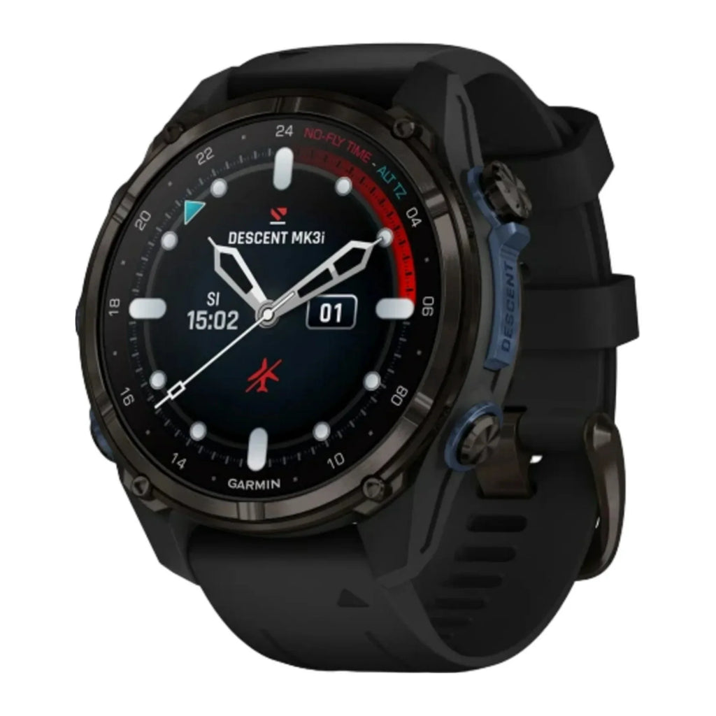 '- Carbon Garmin Ti Mk3i Descent DLC 43mm Gray -