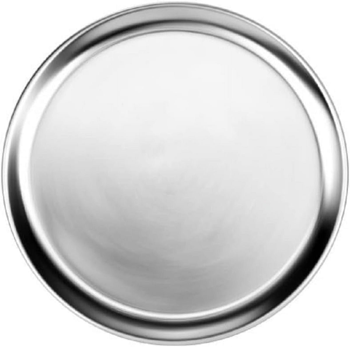 Pizzeria Pizza Pan Round Home TrueCraftware- Pizza Tray of Tray Tray 19” Pan Kitchen for Wide Set Tray Pizza Rim- 3 Restaurants Baking Baking Bakeware & Round Aluminum
