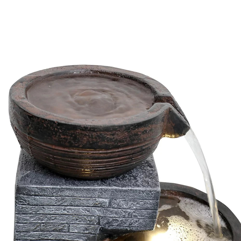 Resin outdoor Cliffdell Light With Fountain
