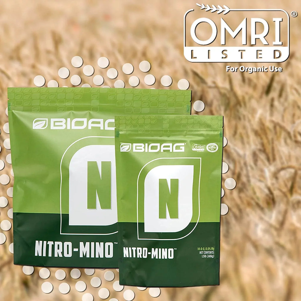 '- by & 4 bottle - Amino Soluble Nitro-Mino lb Powder Water Fertilizer BioAg Acids Nitrogen