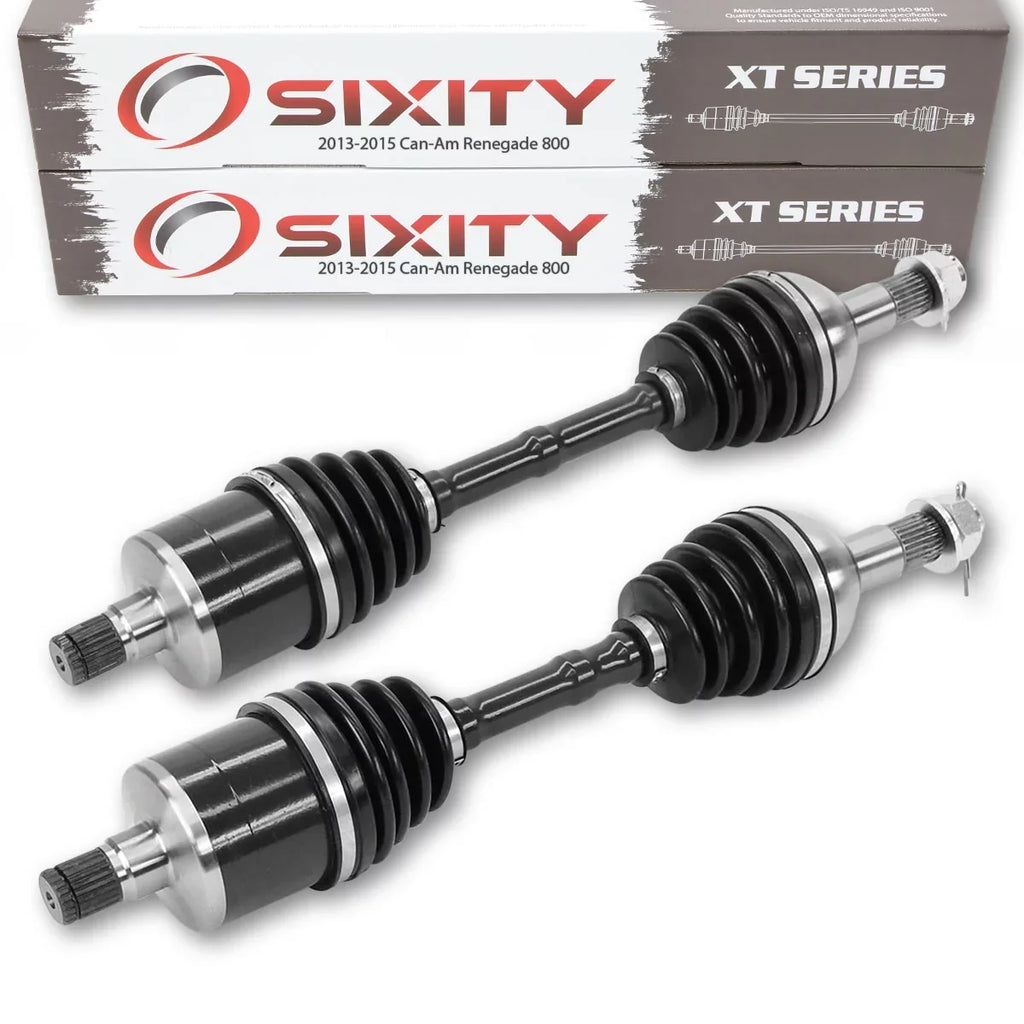 Left Renegade 2 XXC pc Axle Can-Am 800 compatible EFI with Rear 2013-2015 STD Right - XT 4X4 Sixity