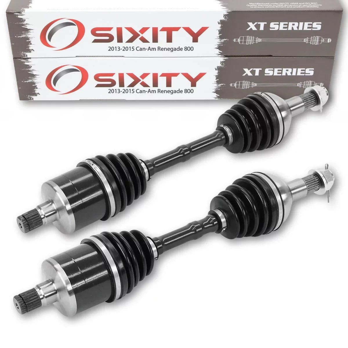 Left Renegade 2 XXC pc Axle Can-Am 800 compatible EFI with Rear 2013-2015 STD Right - XT 4X4 Sixity