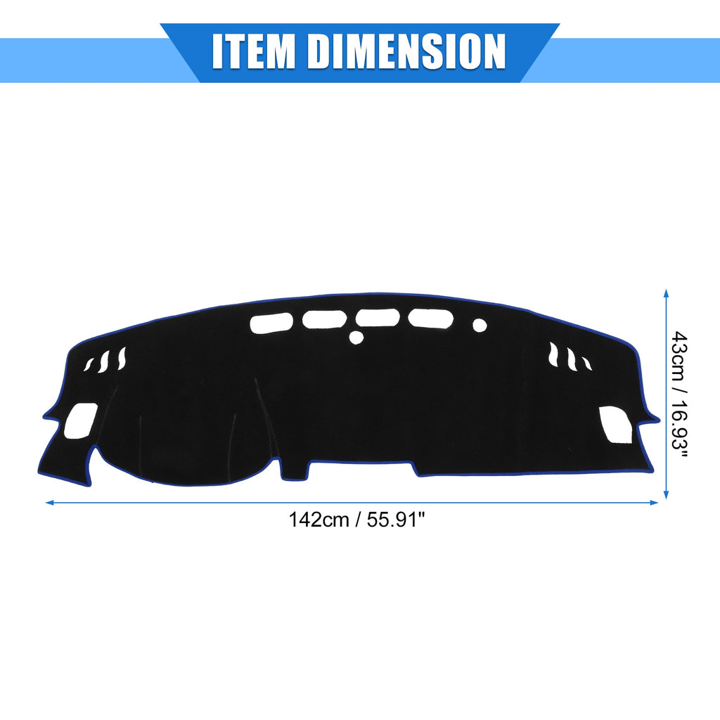 Console Dashboard Polyester Cover Nissan Kicks Unique Blue for Protective Car Center Compatible 2017-2020 Bargains