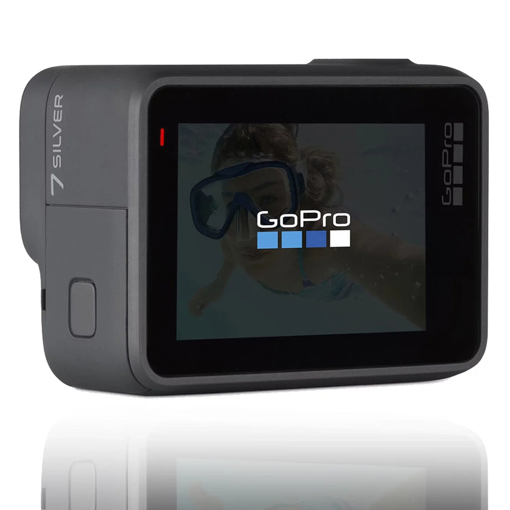 12MP Action Housing Waterproof Camera Restored HERO7 Silver With ECommerce (Refurbished) Screen Super Dive Suit HD Photos Camcorder Touch Case Digital Packaging GoPro Video 4K +