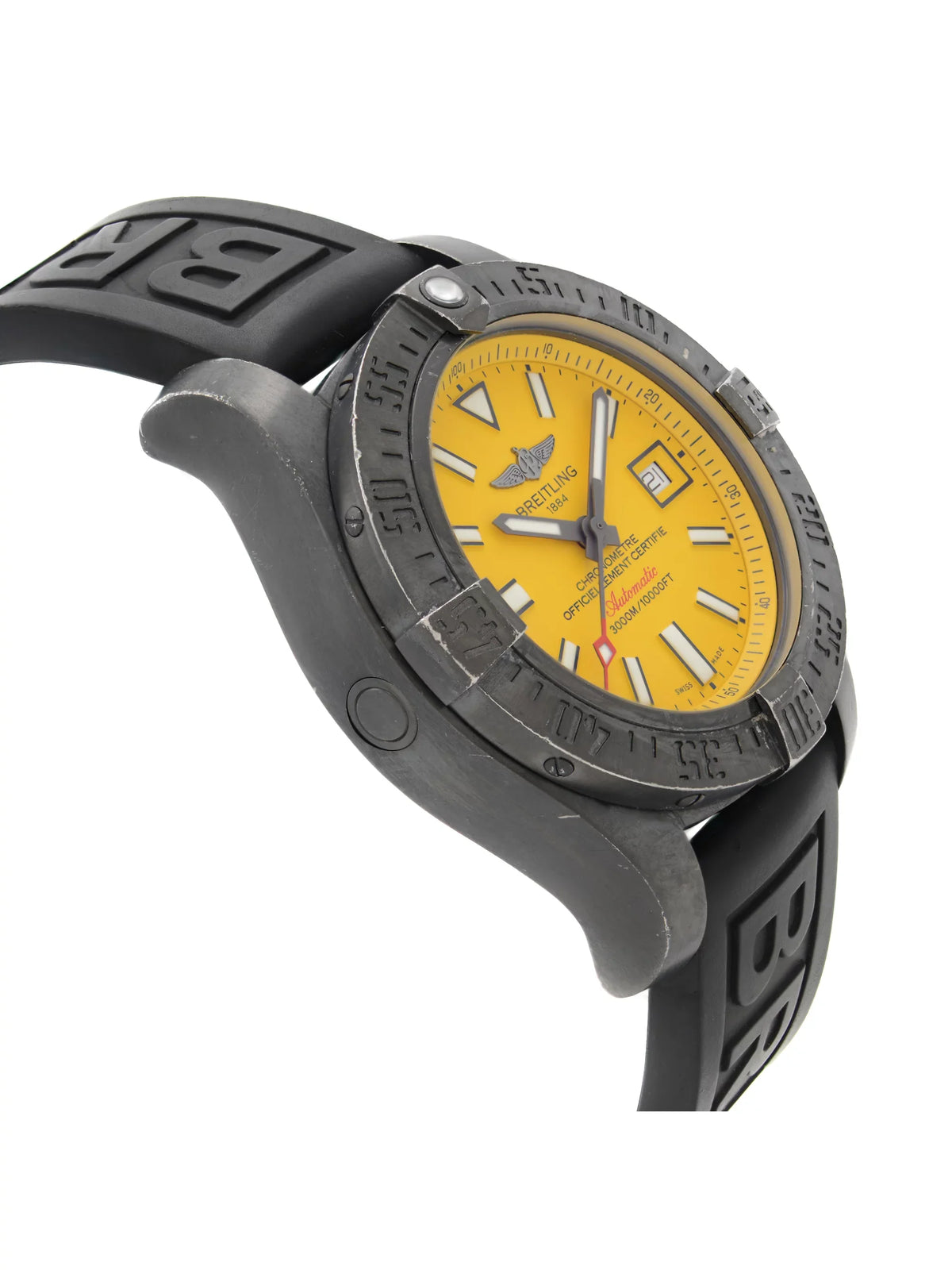 Steel Watch Avenger M17331E2/I530-153S Mens Seawolf II Black Breitling Automatic