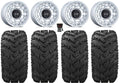 Yamaha CFMoto Viking 14" 1000 ZForce Wolverine Black YXZ1000R Rhino 950 UForce Si Wheels Chamber Tires 28" Reptile