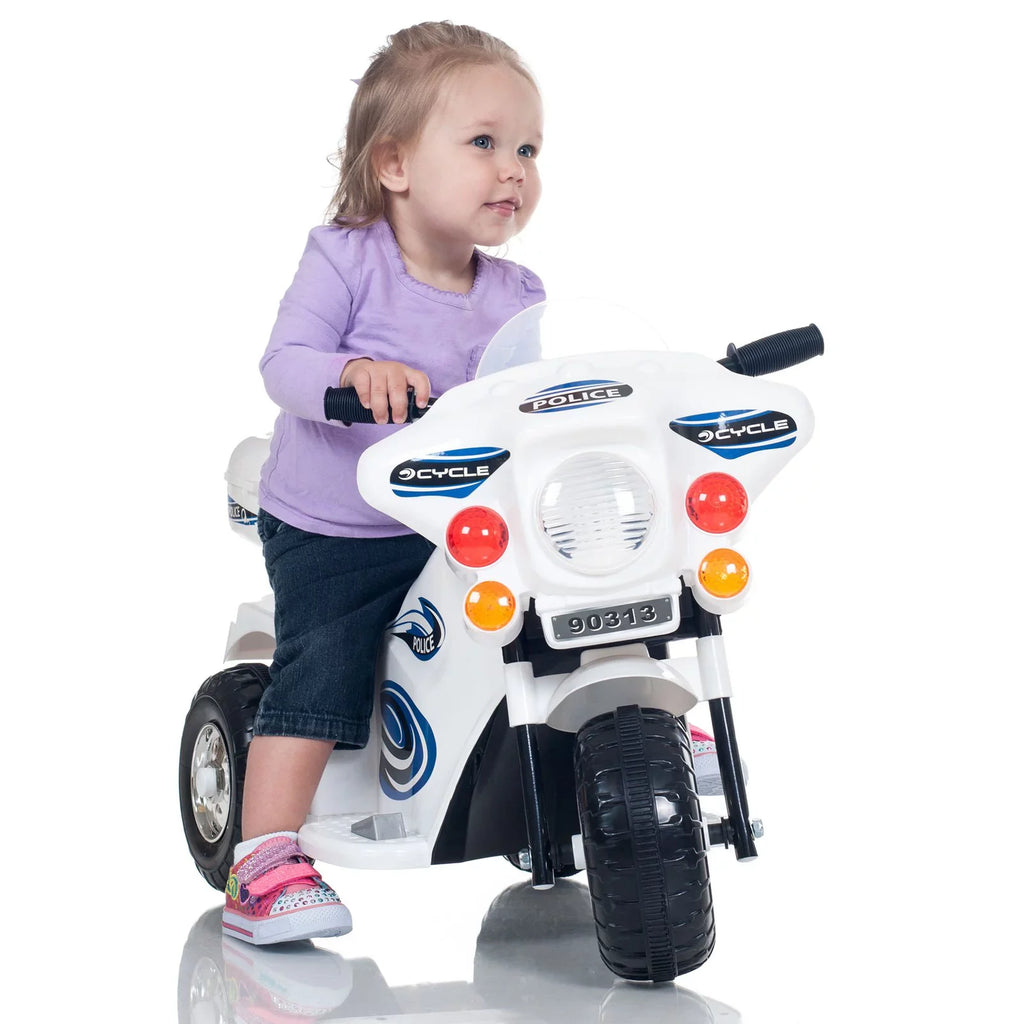 3 Wheel Lil Kids on Ride Toy 80-90313W Motorcycle Rider for