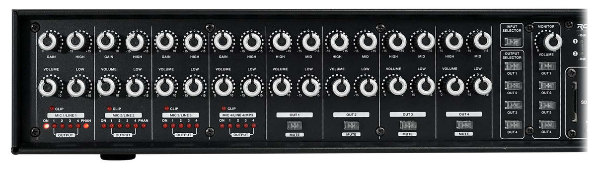 ROCK Speakers Multi Black Receiver+6) Rockville MATRIX Wall Ceiling+2) Home Room