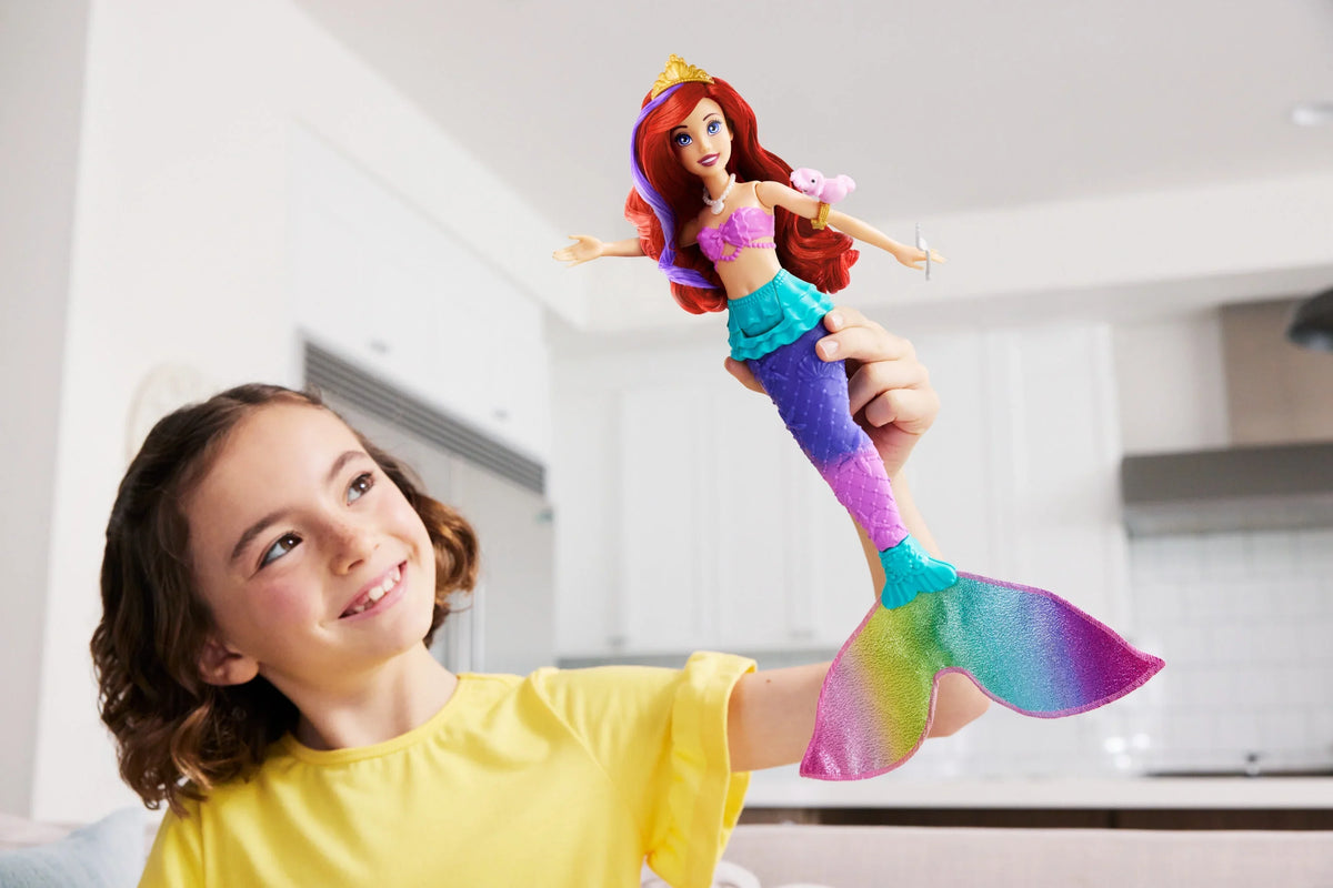Swimming Mermaid Disney Doll Ariel Princess Toys,