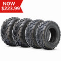 Sand Tires 4 Road 25x10-12 25x8-12 6PR off HALBERD & Tire Terrain All Rear ATV/UTV of Set Trail Front