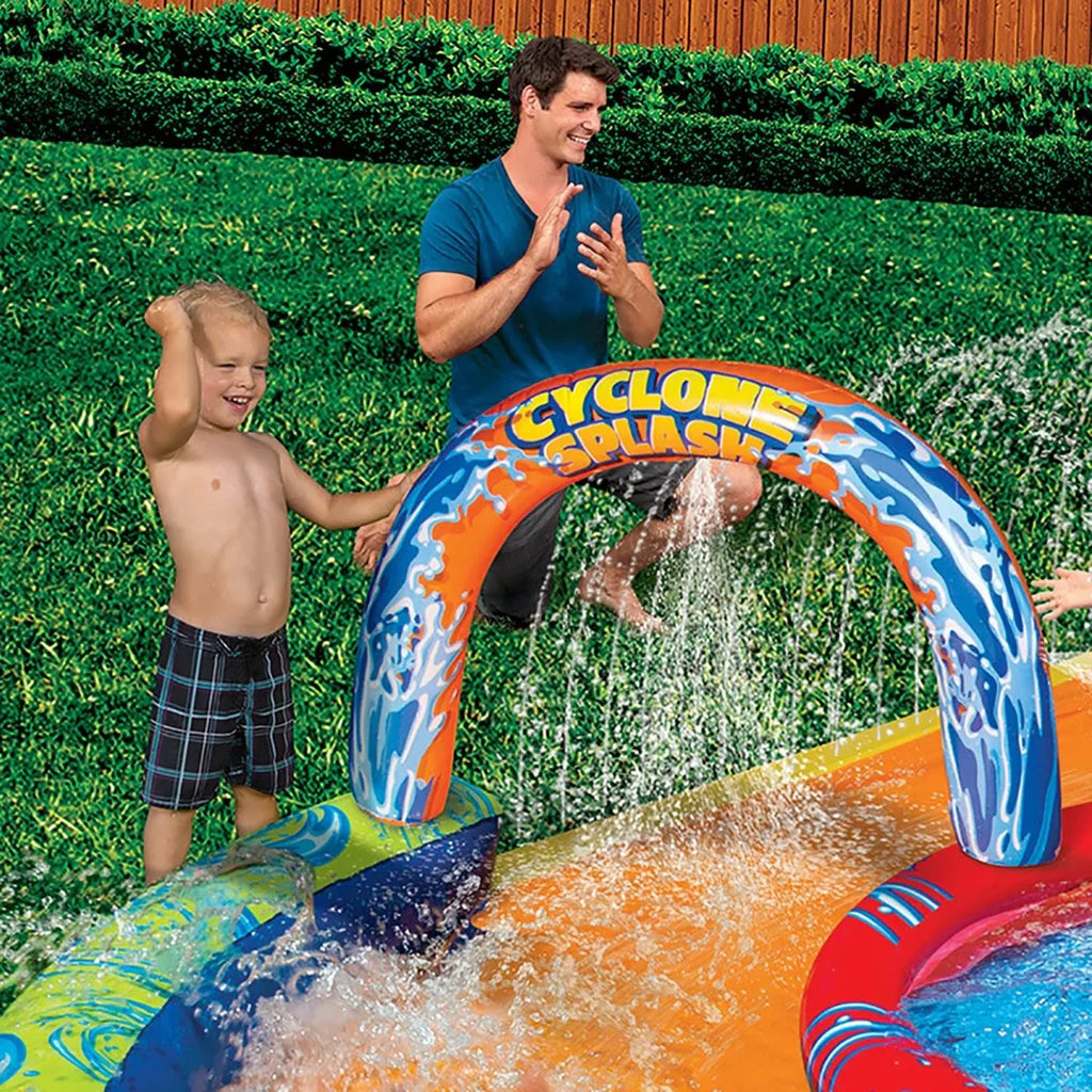 Splash Gloves Banzai & Battle Cyclone Bop Pack and Inflatable Bumpers Pool