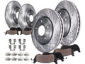 and 2015 Compatible 2011 Front 2012 2016 Kit Sedan with Pad Hyundai - - and 2014 Elantra Brake Rotor 2013 Rear
