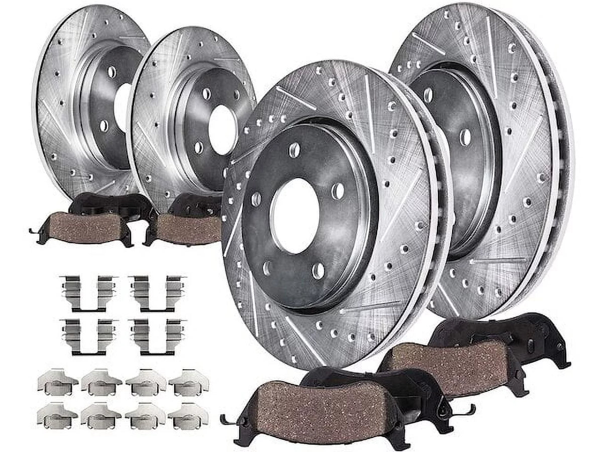 and 2015 Compatible 2011 Front 2012 2016 Kit Sedan with Pad Hyundai - - and 2014 Elantra Brake Rotor 2013 Rear