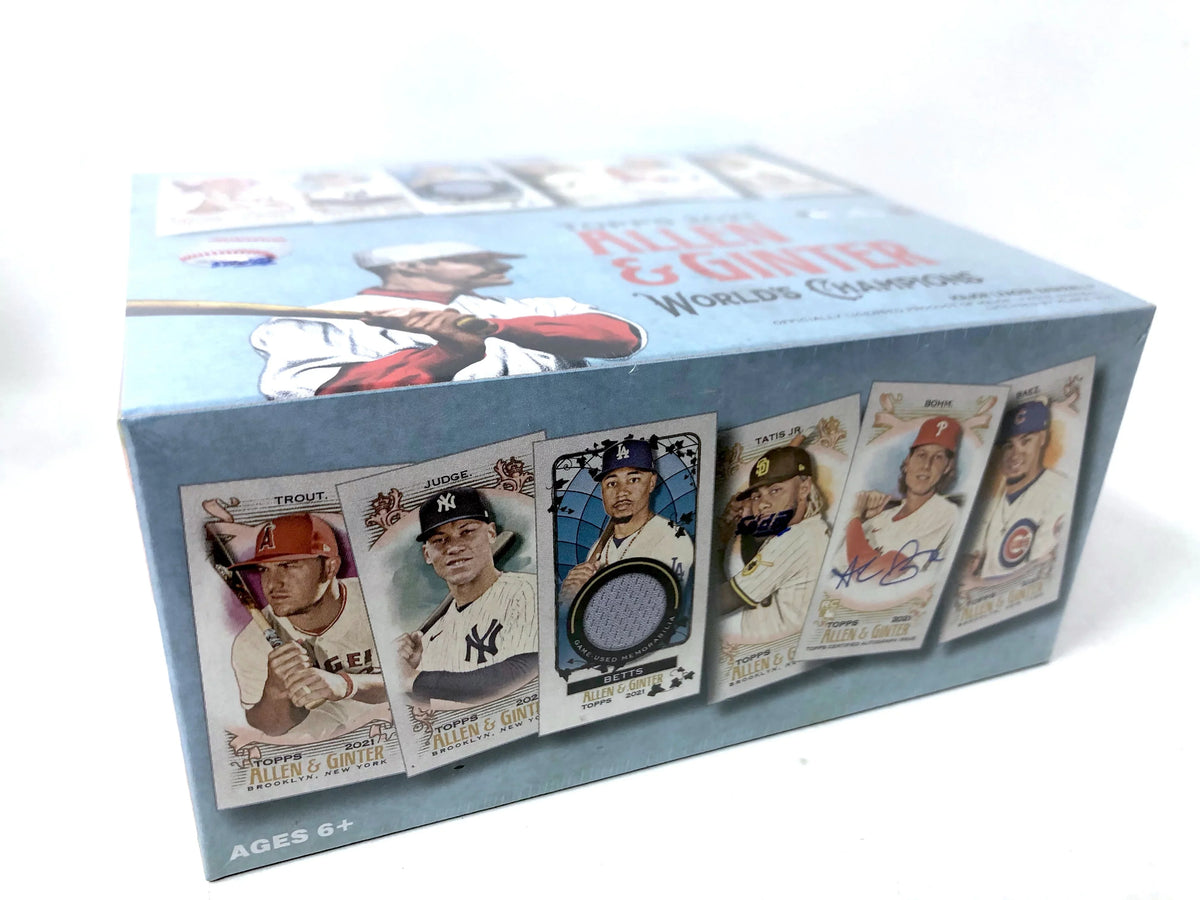 Allen and Topps Box Retail Ginter Display 2021