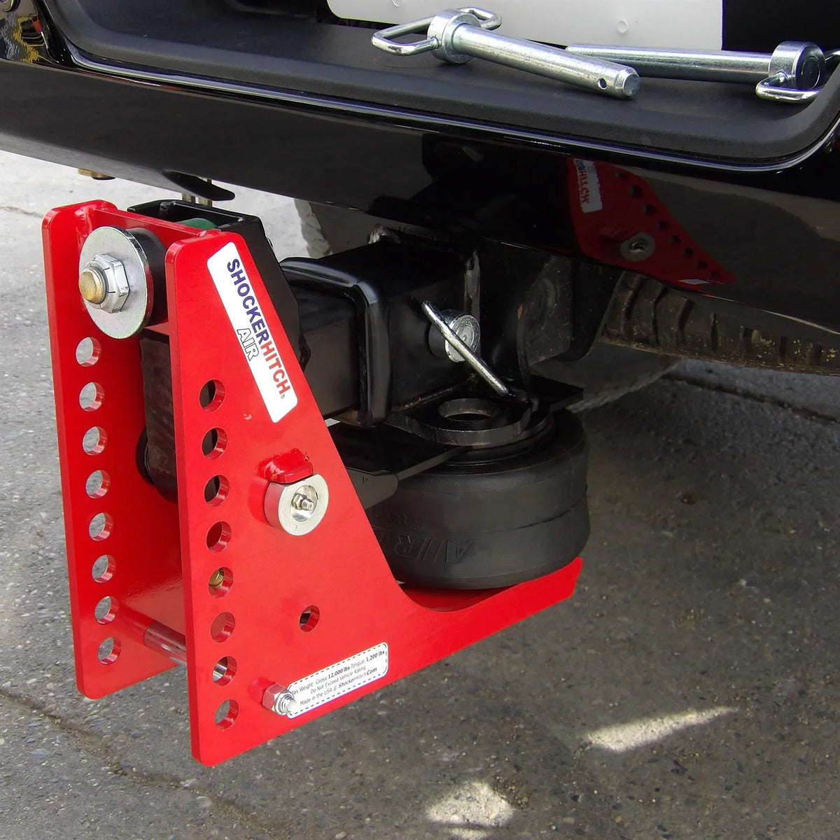 Inch Shocker Hitch 2.5 Hitch Combo, Shocker SH-620-250 Hitch, Air