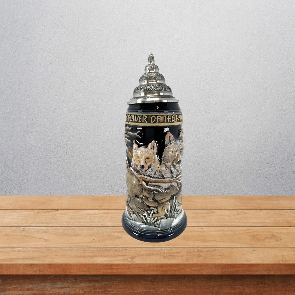 of Stein Power Peak in .75 Snow Beer Wolves the the Pinnacle Pack Liter German Trading Wolf