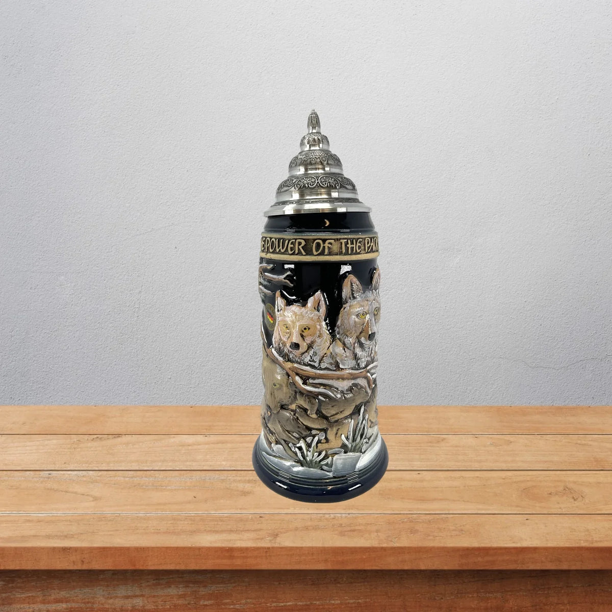 of Stein Power Peak in .75 Snow Beer Wolves the the Pinnacle Pack Liter German Trading Wolf