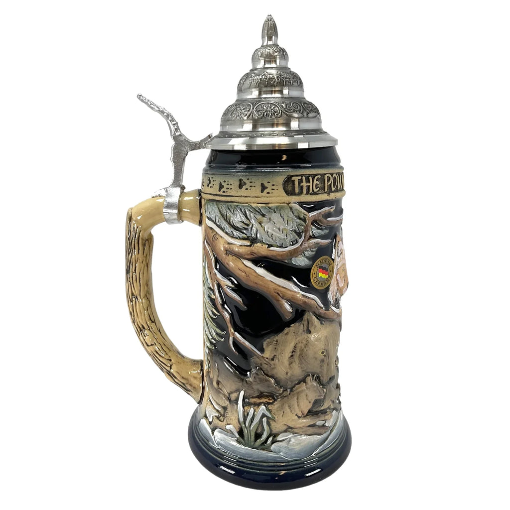 of Stein Power Peak in .75 Snow Beer Wolves the the Pinnacle Pack Liter German Trading Wolf