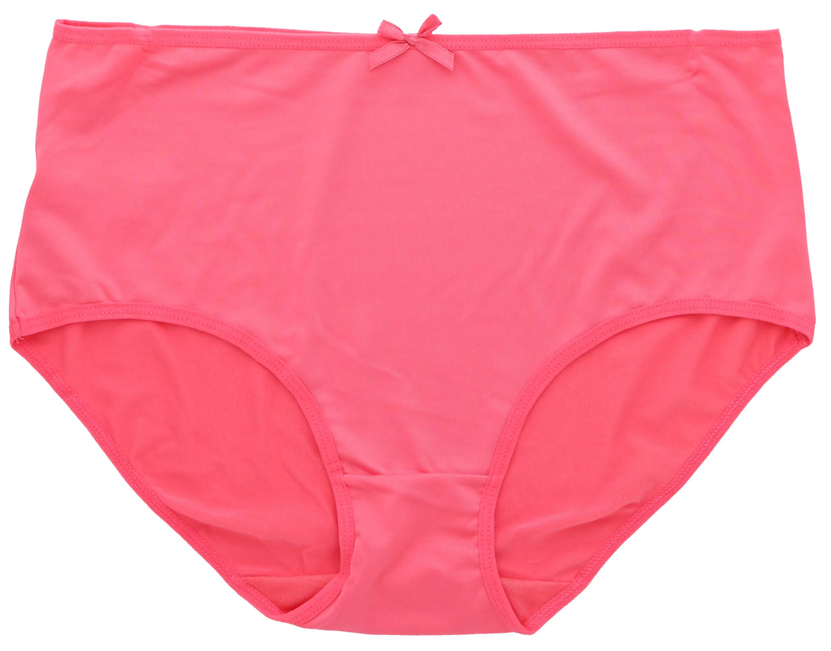 High Delta Florals) Sexy Women's Intimates Plus Rise Brief Pink Black Size Panties Classic Burke (5Pr) Hot (X-Large,