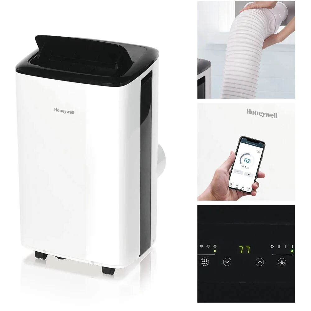 BTU & Portable Dehumidifier Smart Air Control, Voice WiFi HF0CESVWK6 10,000 Conditioner with Honeywell