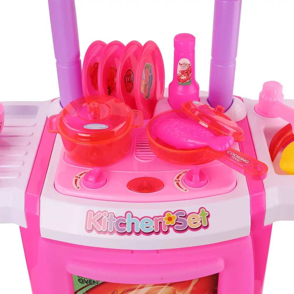 Set Pretend Cups, Cooking with Food, Pots Play Little Pans and Kitchen Utensils, Chef's