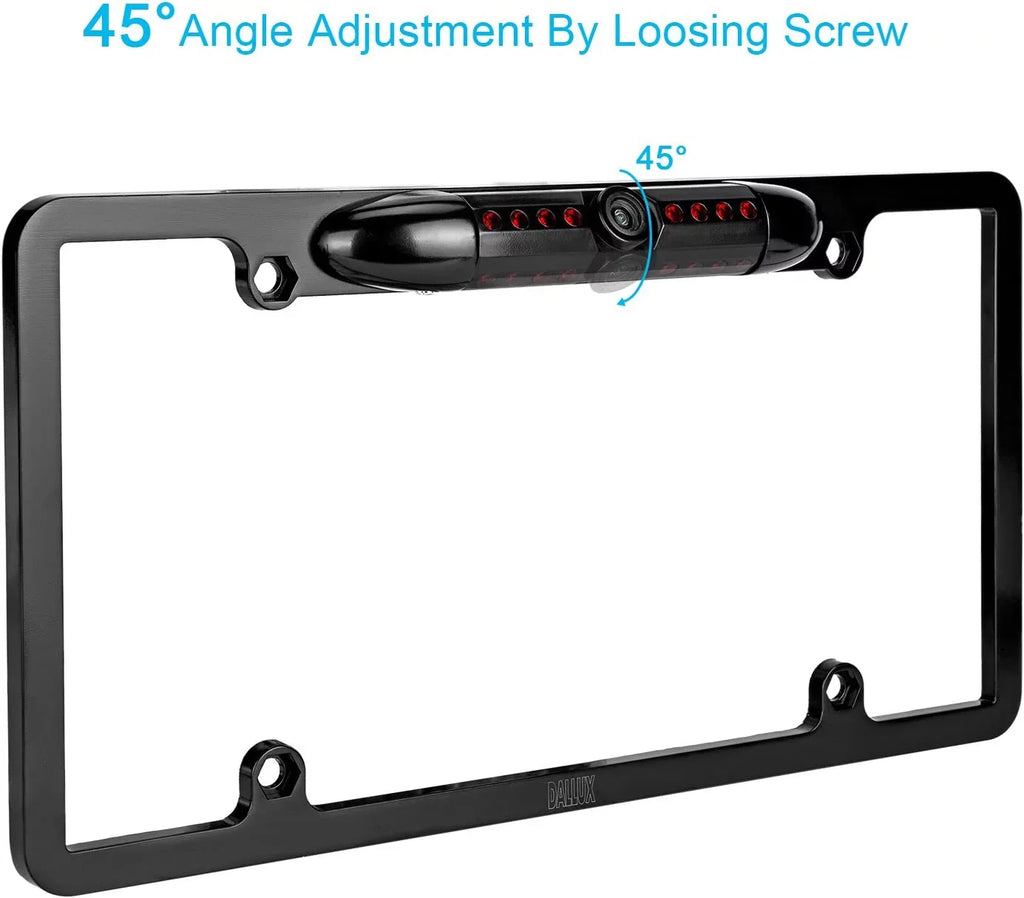 License DNX693S DNX-693S Black Backup Camera Plate for Rearview Waterproof Kenwood