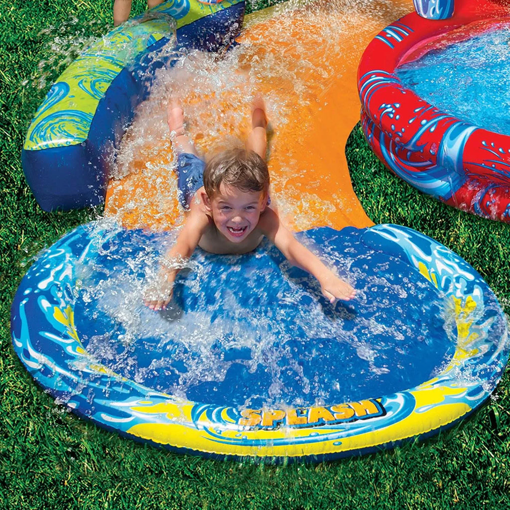 Splash Gloves Banzai & Battle Cyclone Bop Pack and Inflatable Bumpers Pool